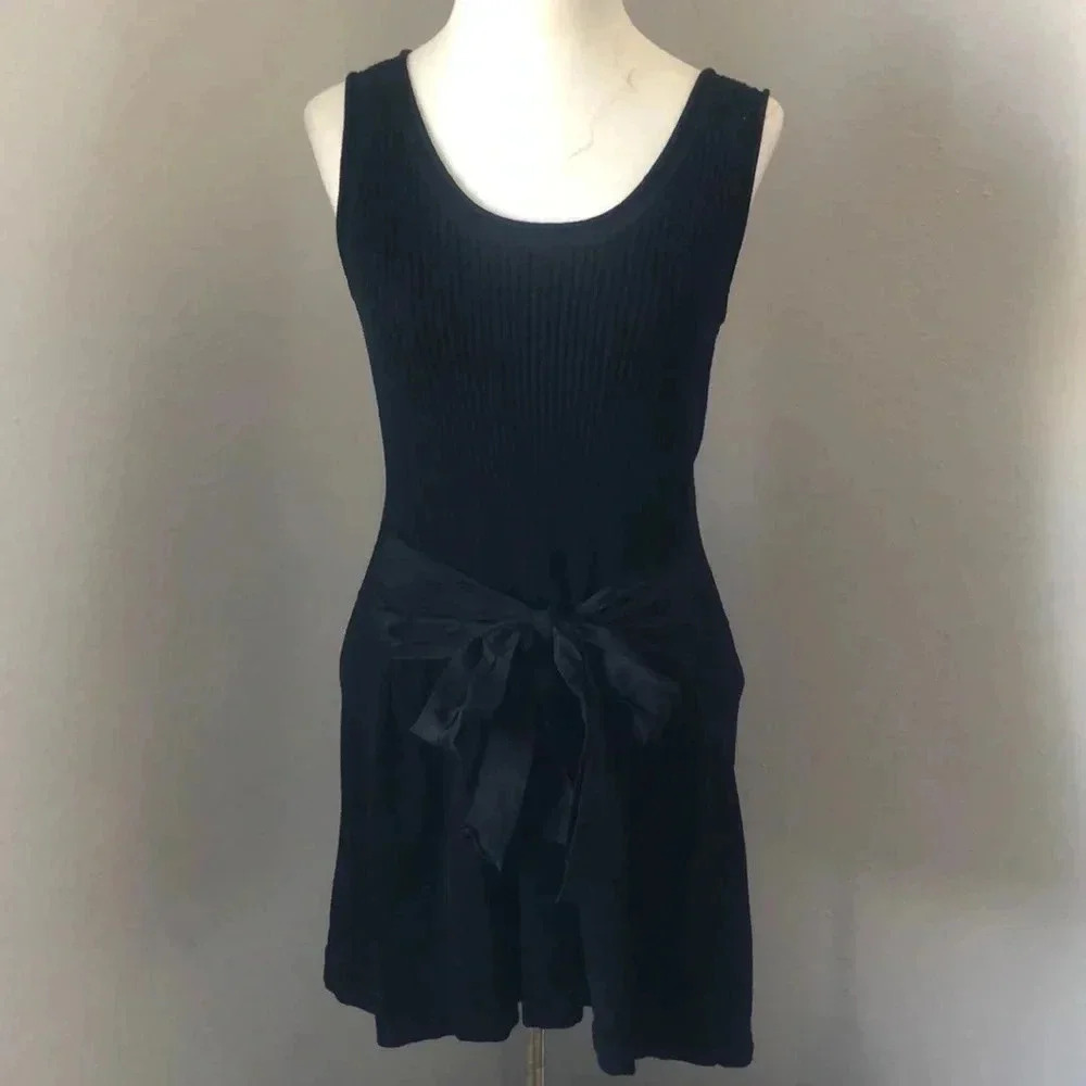 Black Blouse with Bow